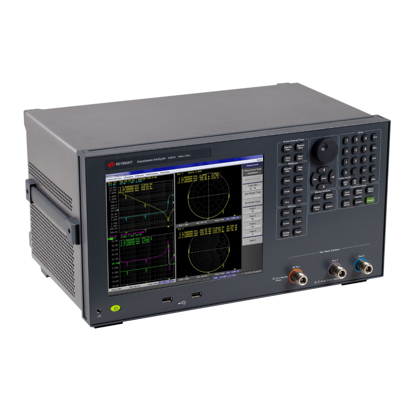 E4991B 阻抗分析仪,1 MHz至500 MHz/1 GHz/3 GHz