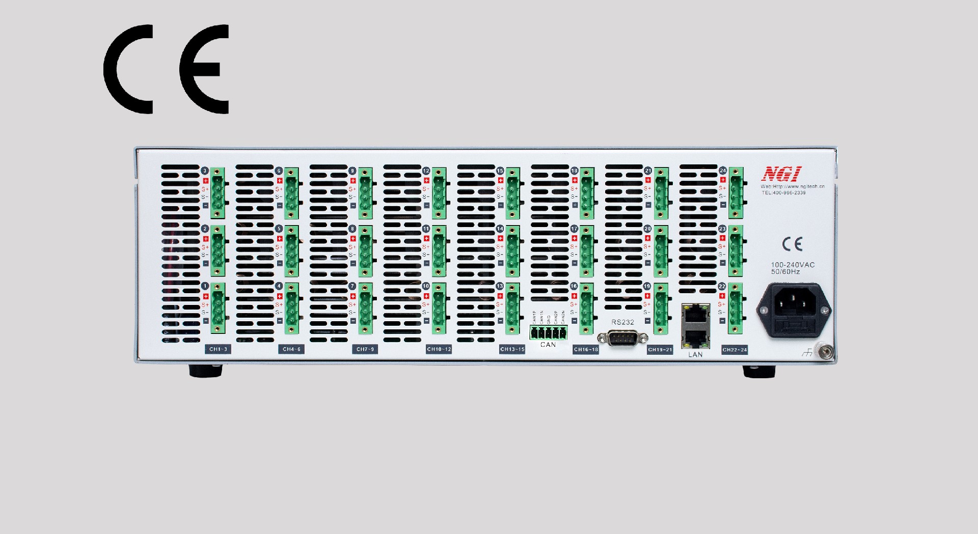 N83524 系列多通道双象限电池模拟器