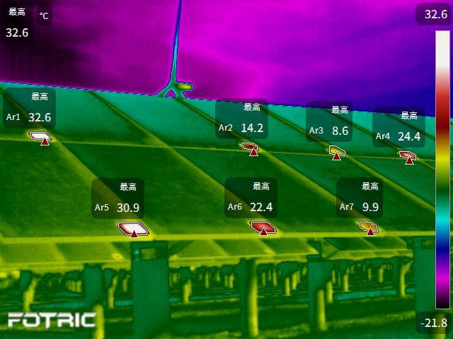 飞础科 340L手持热像仪检测光伏板热斑