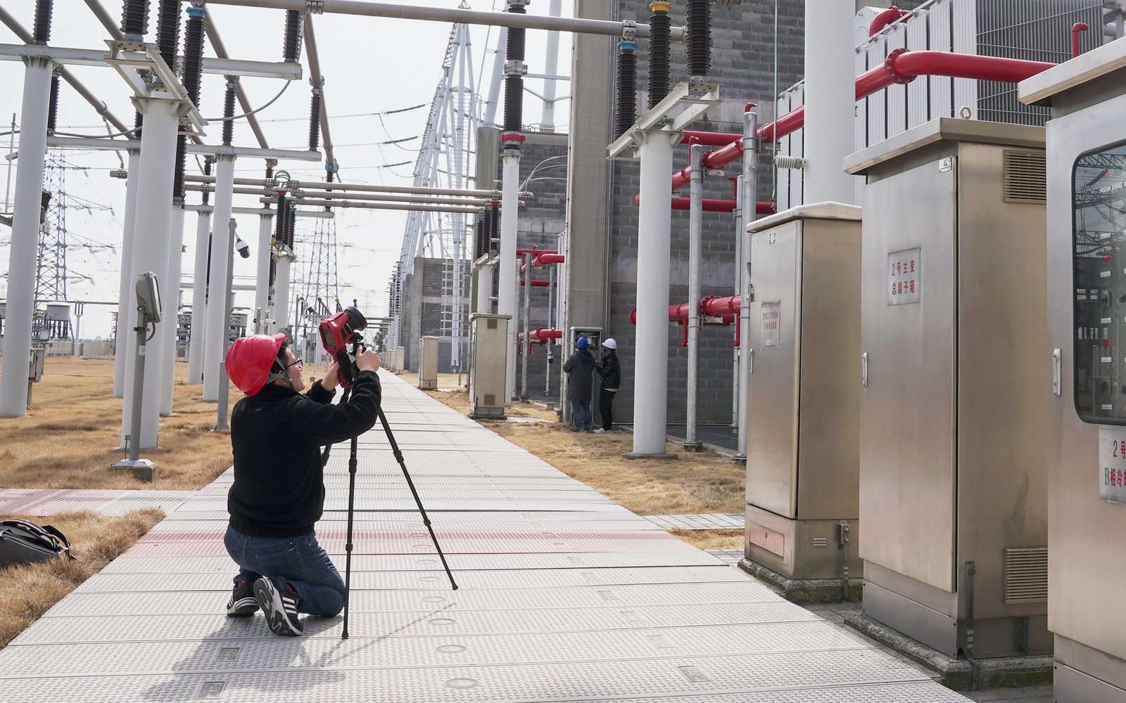 FOTRIC 340L热像仪与三脚架组合使用