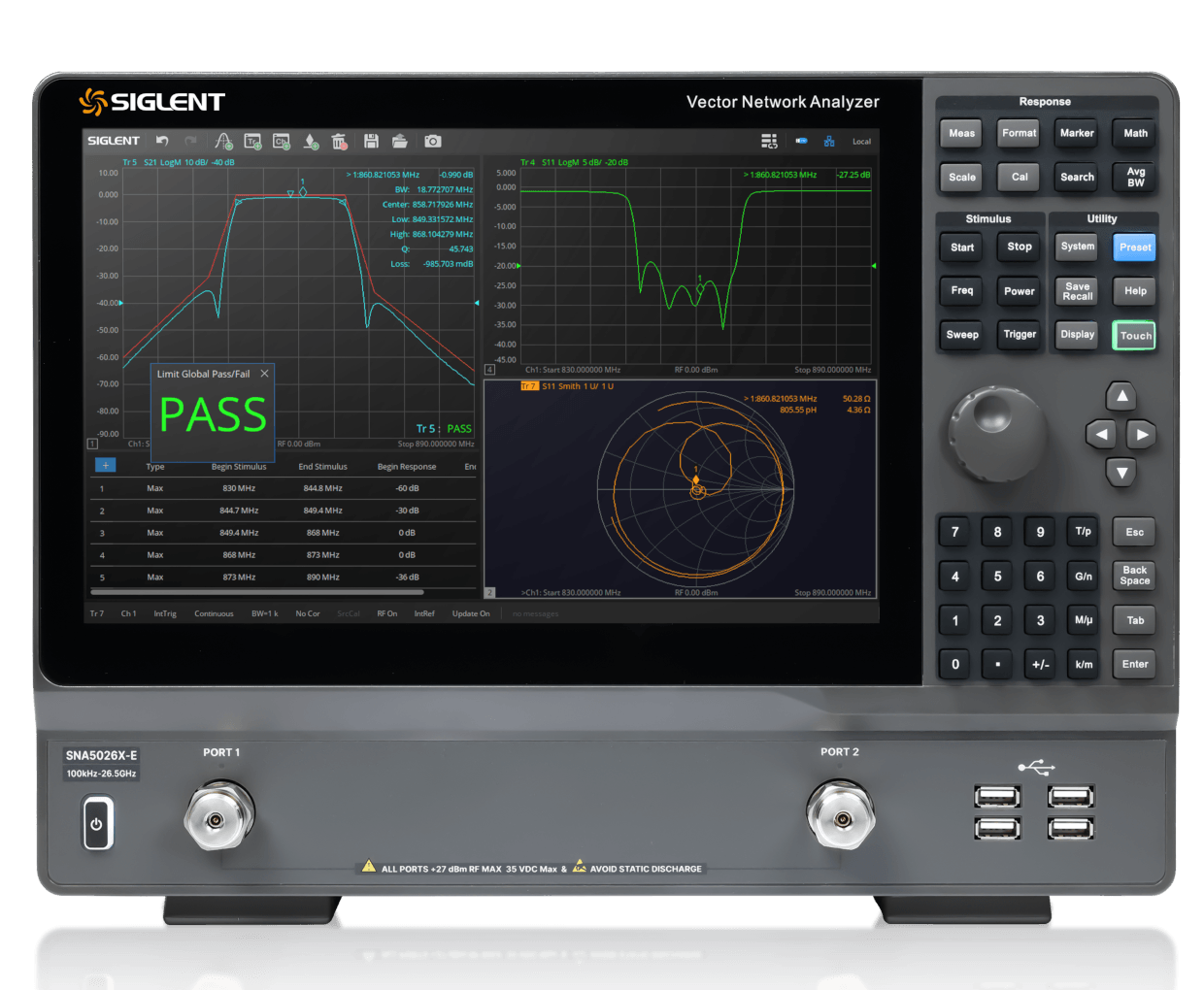 SNA5000X-E系列矢量网络分析仪